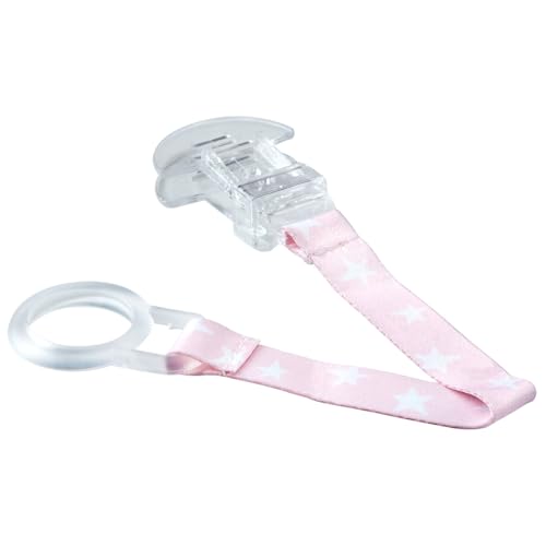 Buba Prendedor de Chupeta Estrelas Rosa