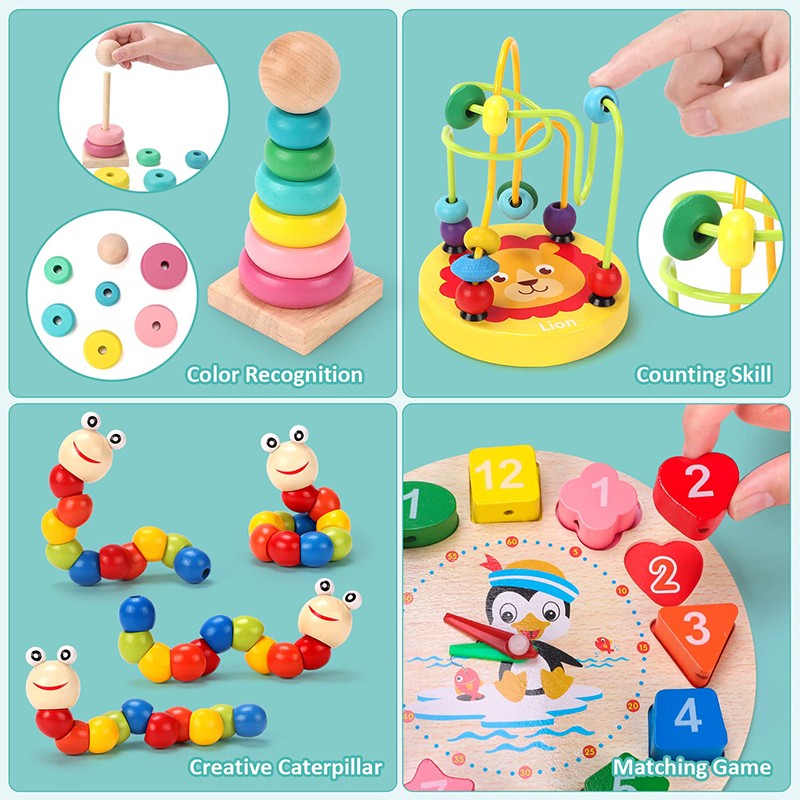 Brinquedos de Madeira Montessori
