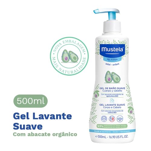 Mustela Gel Lavante Suave (500ml) - Corpo e Cabelo Infantil