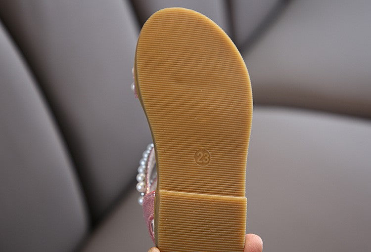 Sandália de Verão com Strass para Meninas