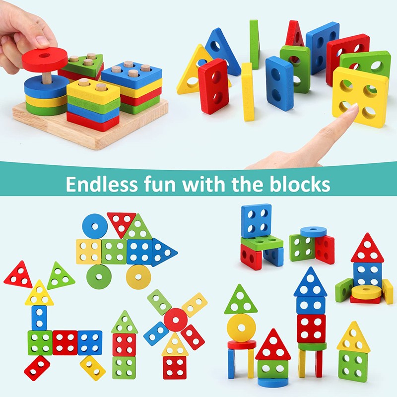 Brinquedos de Madeira Montessori