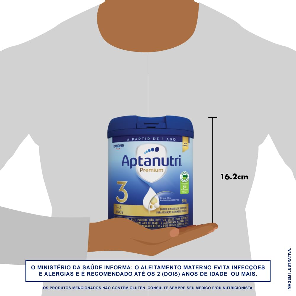 Aptanutri Premium 3 (800g) - Fórmula Infantil 1-3 Anos