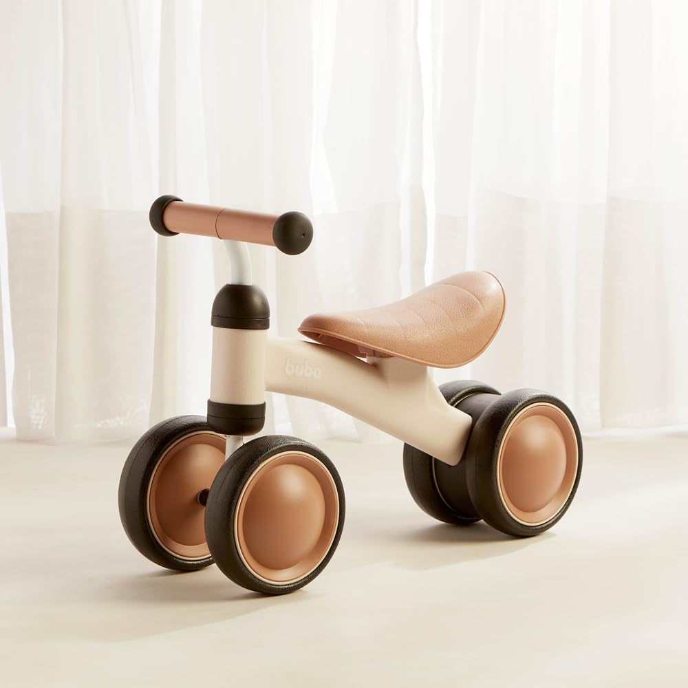 Bicicleta de Equilíbrio Buba (4 Rodas) - Bege