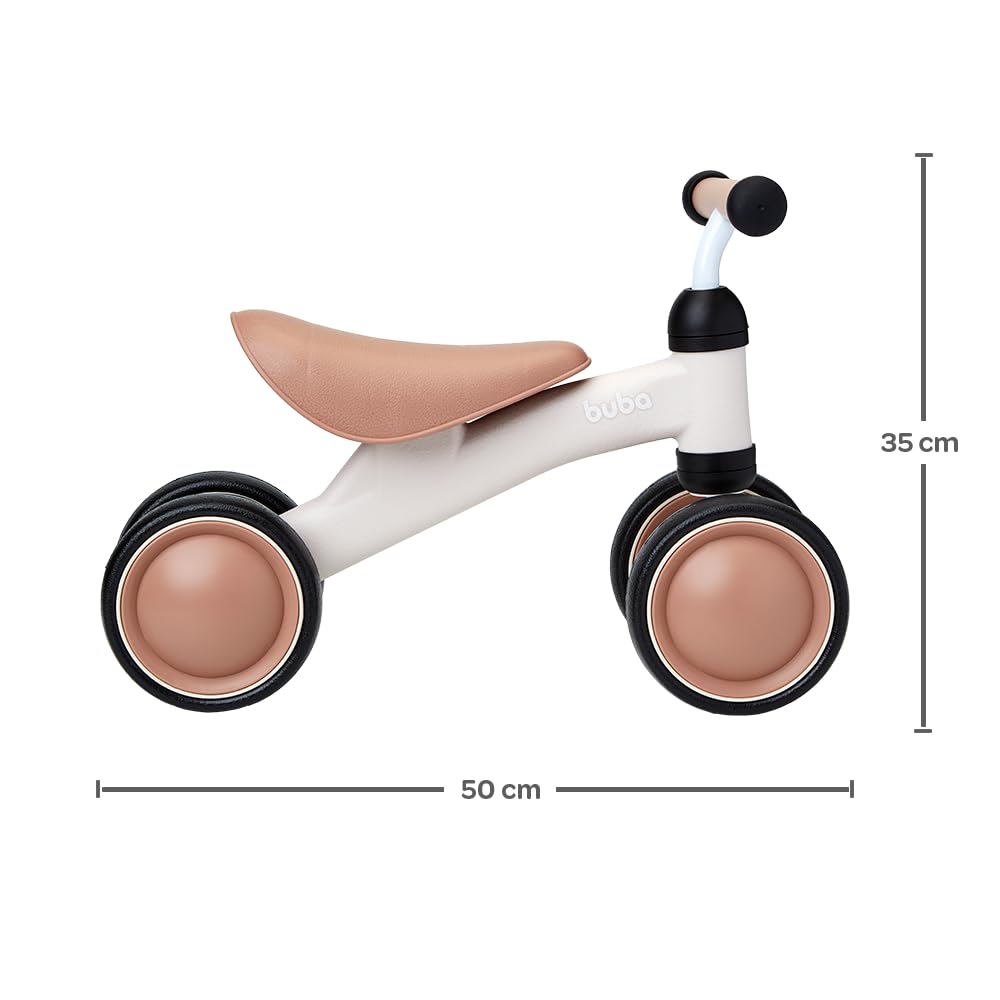 Bicicleta de Equilíbrio Buba (4 Rodas) - Bege