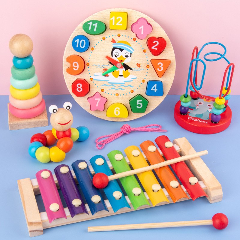 Brinquedos de Madeira Montessori