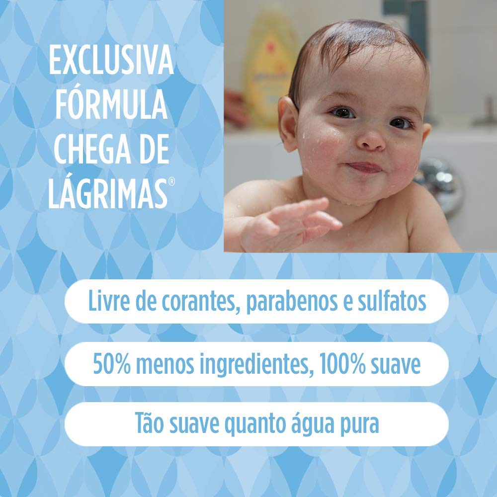 Sabonete Líquido Refil Glicerina Da Cabeça Aos Pés Johnson's Baby, 380ml