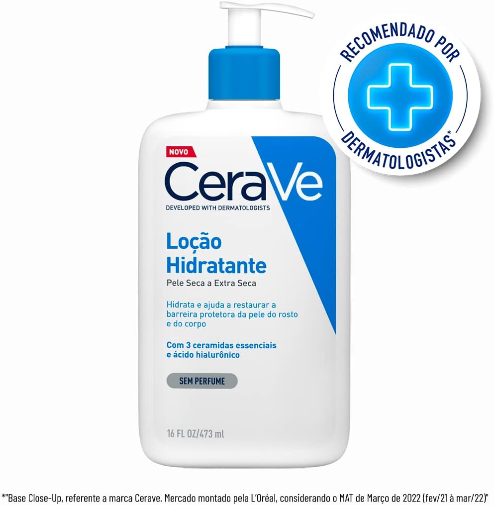 CeraVe Loção Hidratante Corporal com Ácido Hialurônico