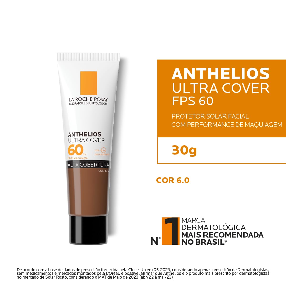 La Roche-Posay Ultra Cover Protetor Solar FPS60 Cor 6.0 (30g)