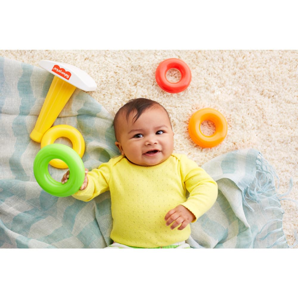 Fisher-Price Pirâmide de Argolas para Bebês