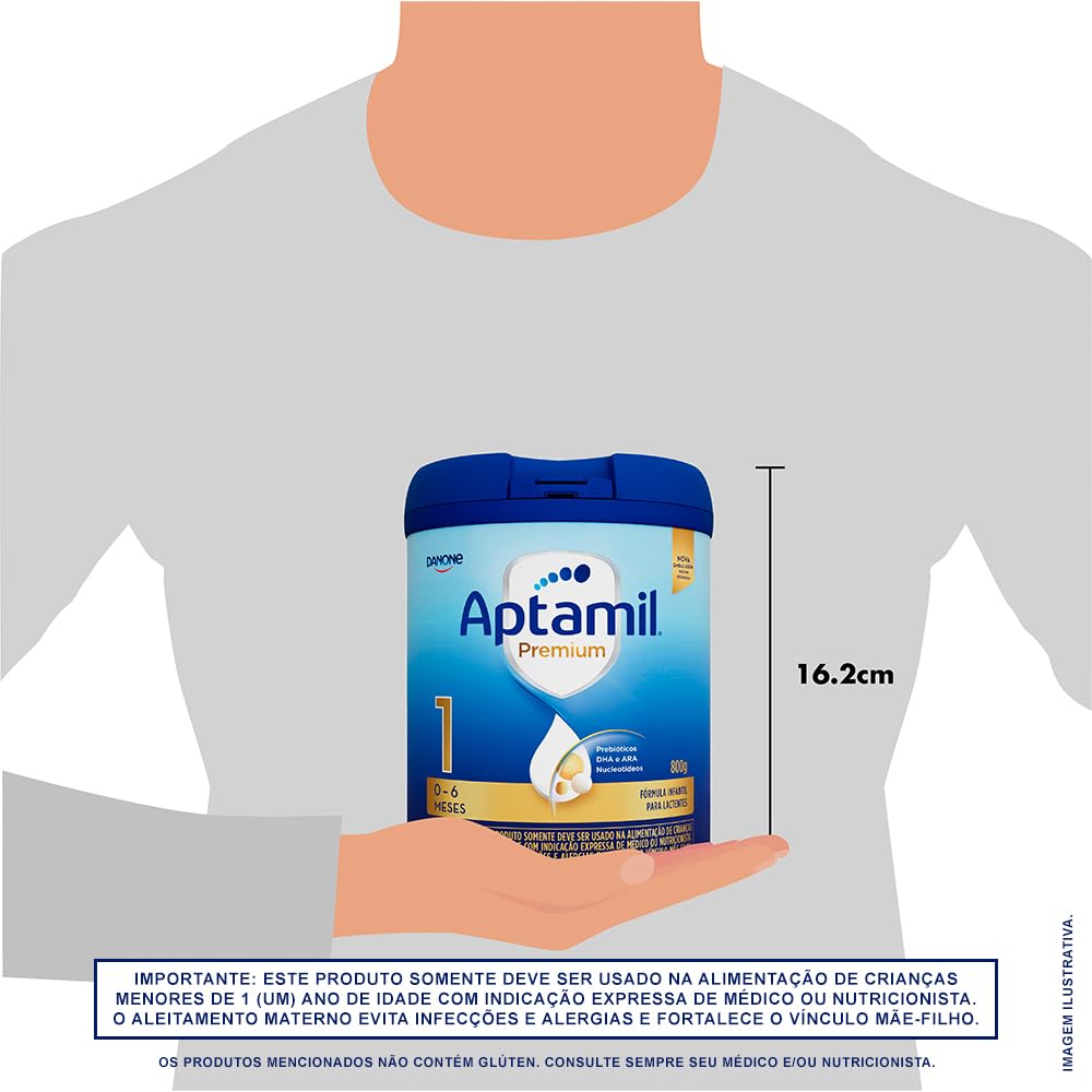 Aptamil Premium 1 (800g) - Fórmula Infantil 0-6 meses