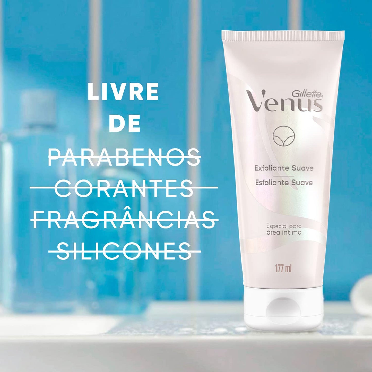 Gillette Venus Esfoliante Suave para Área Íntima (177ml)