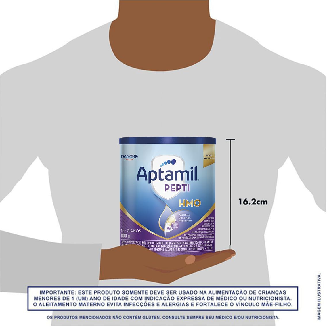 Aptamil Pepti (800g) - Fórmula Infantil com Proteína Extensamente Hidrolisada