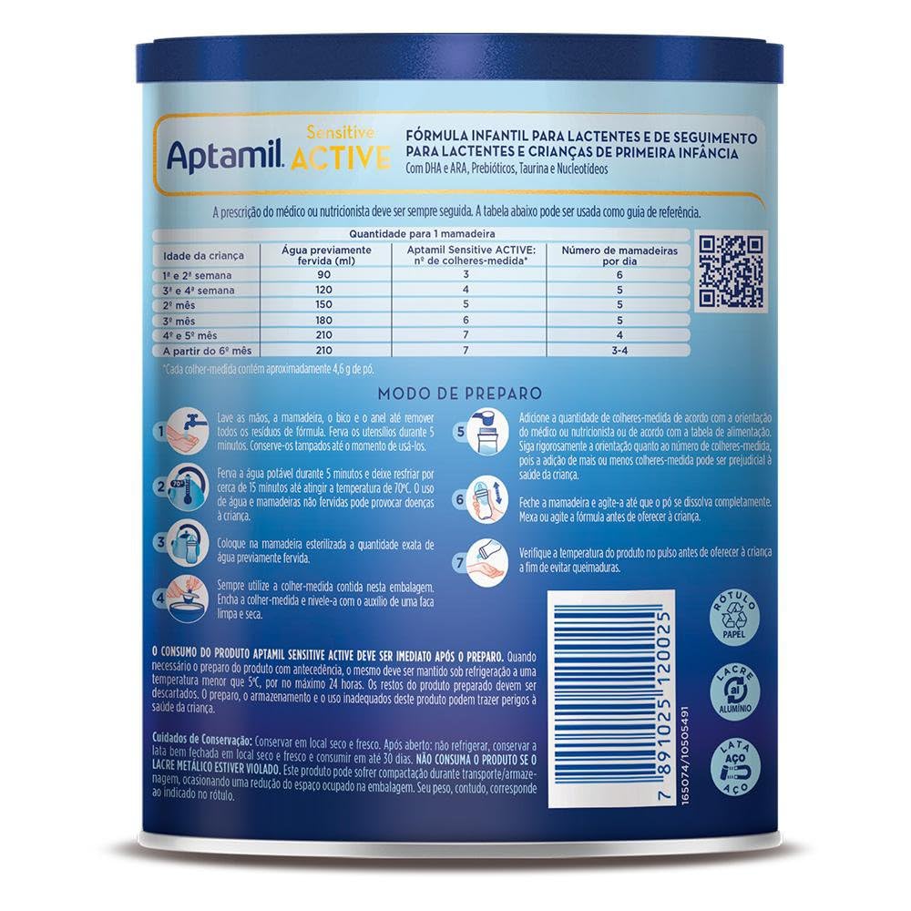 Aptamil Sensitive Active Danone Nutricia 800g