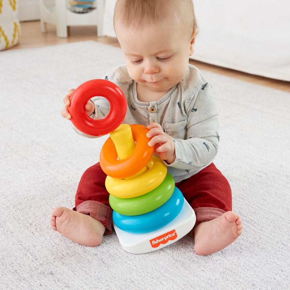 Fisher-Price Pirâmide de Argolas para Bebês