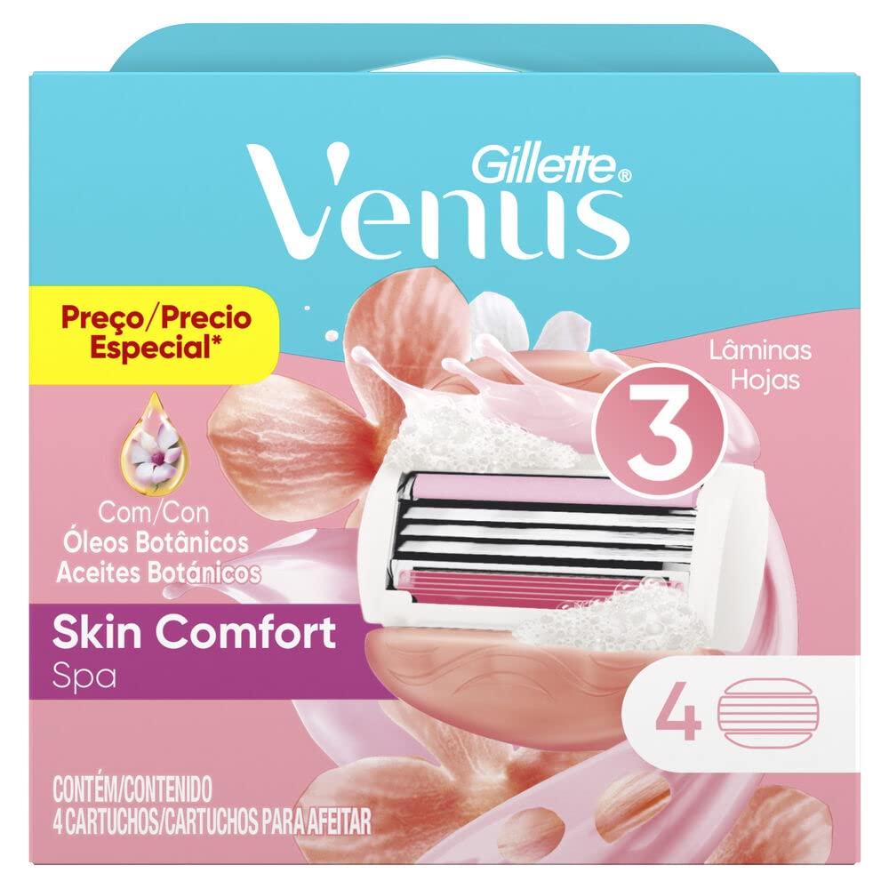 Cargas Gillette Venus Skin Comfort Spa (4 unidades)