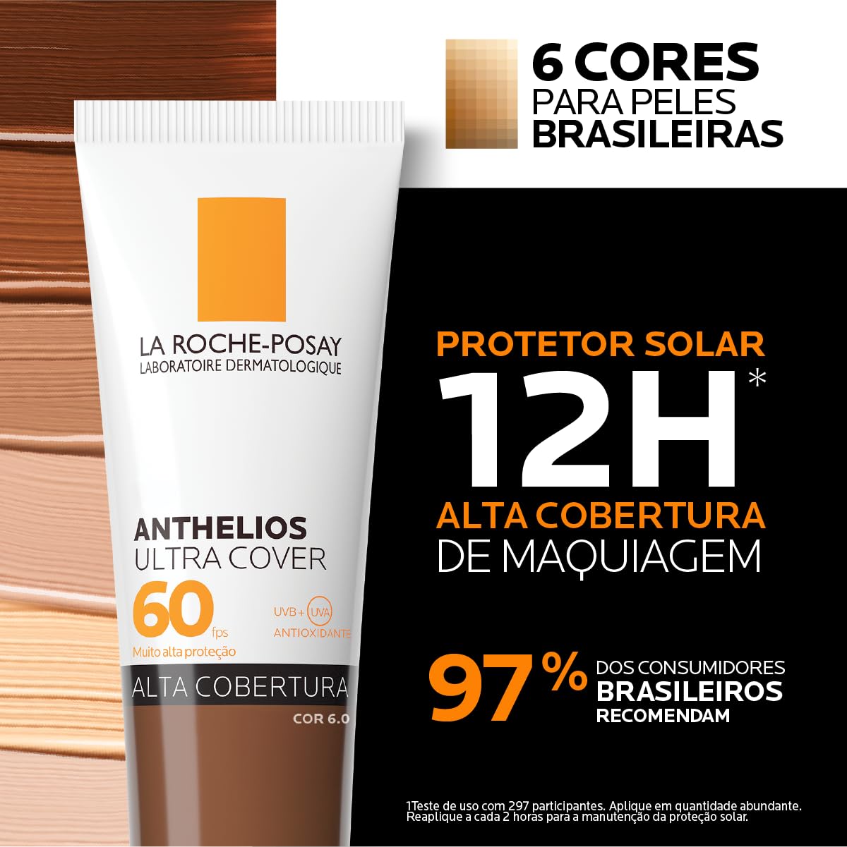 La Roche-Posay Ultra Cover Protetor Solar FPS60 Cor 6.0 (30g)