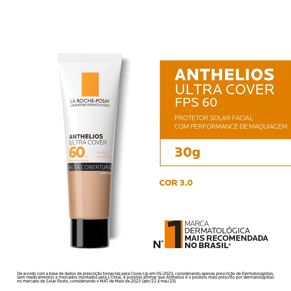 La Roche-Posay Ultra Cover Protetor Solar FPS60 Cor 3.0 (30g)
