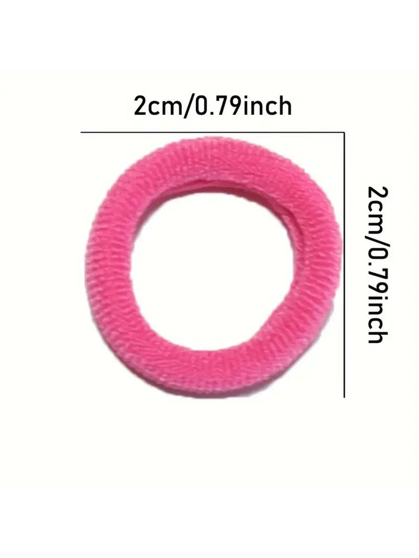 Kit de Elásticos de Cabelo de Nylon para Rabo de Cavalo (200 Peças)