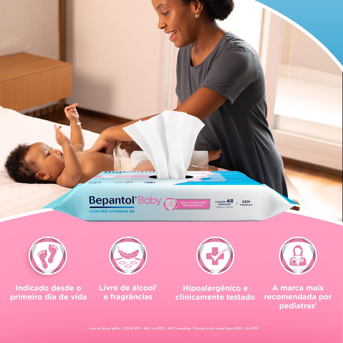 Kit Bepantol Baby Lenços Umedecidos (Leve 4 Pague 3)