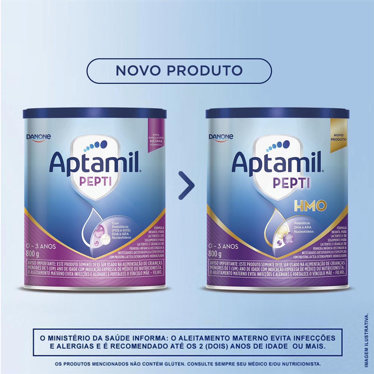 Aptamil Pepti (800g) - Fórmula Infantil com Proteína Extensamente Hidrolisada