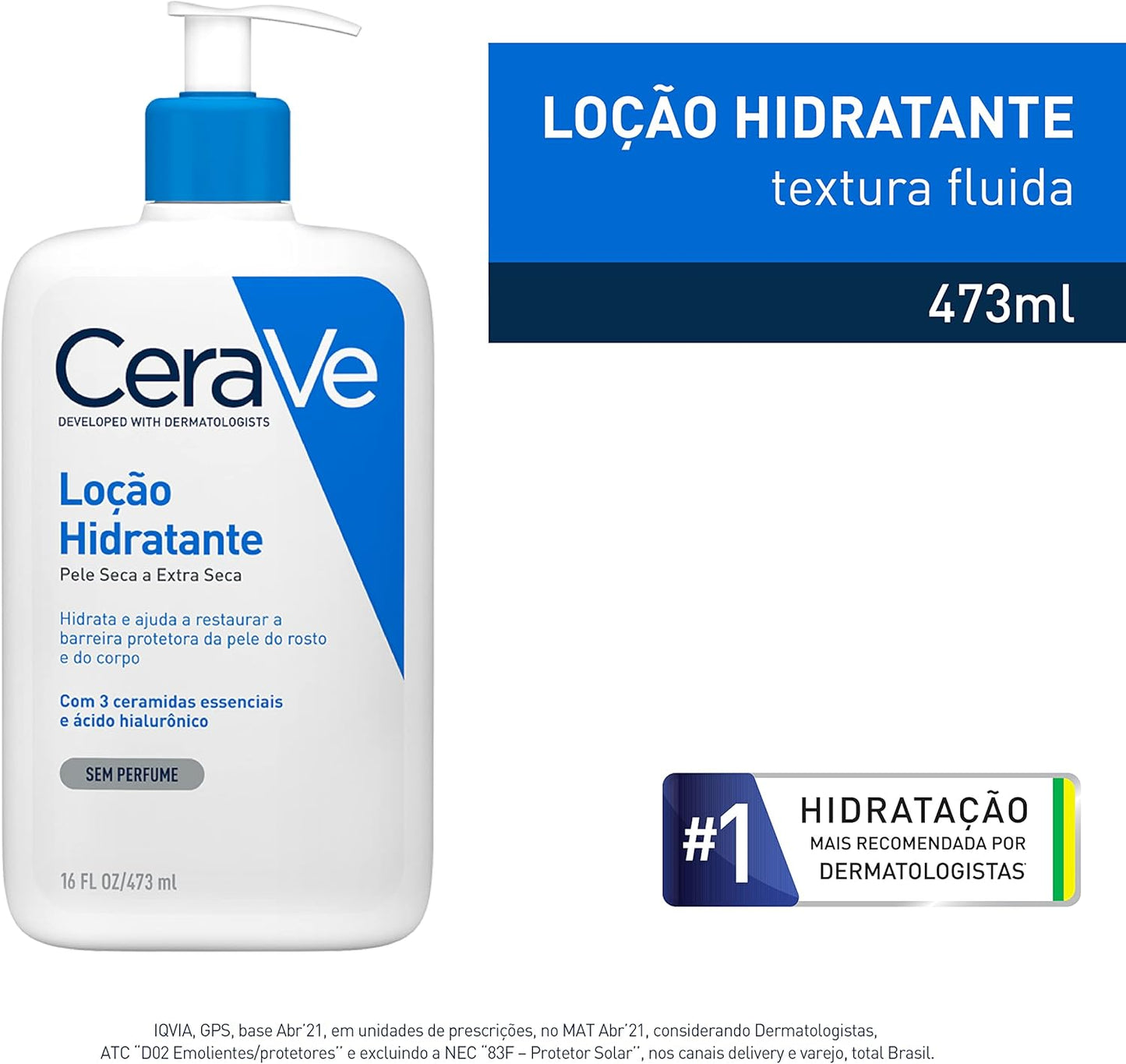 CeraVe Loção Hidratante Corporal com Ácido Hialurônico