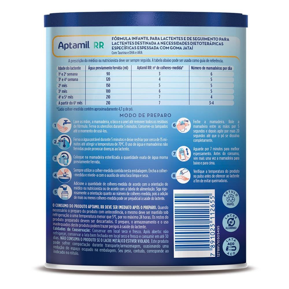 Aptamil RR (400g) - Fórmula Infantil Espessada