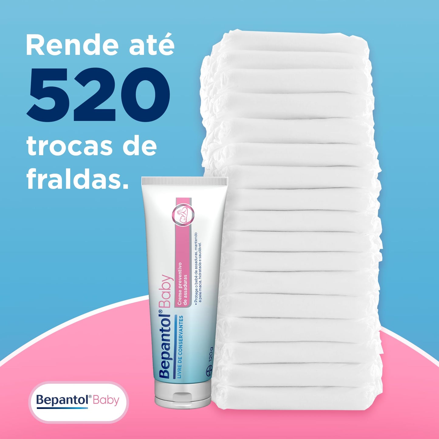 Bepantol Baby Pomada Assadura Bebe Hipoalergênica 120g
