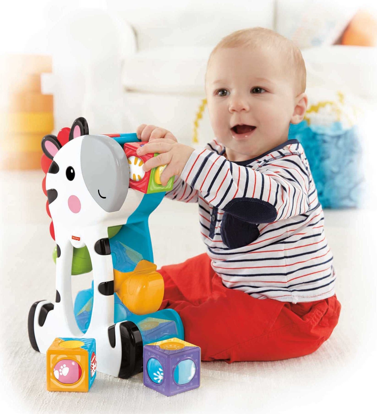 Fisher-Price Zebra Blocos Surpresa