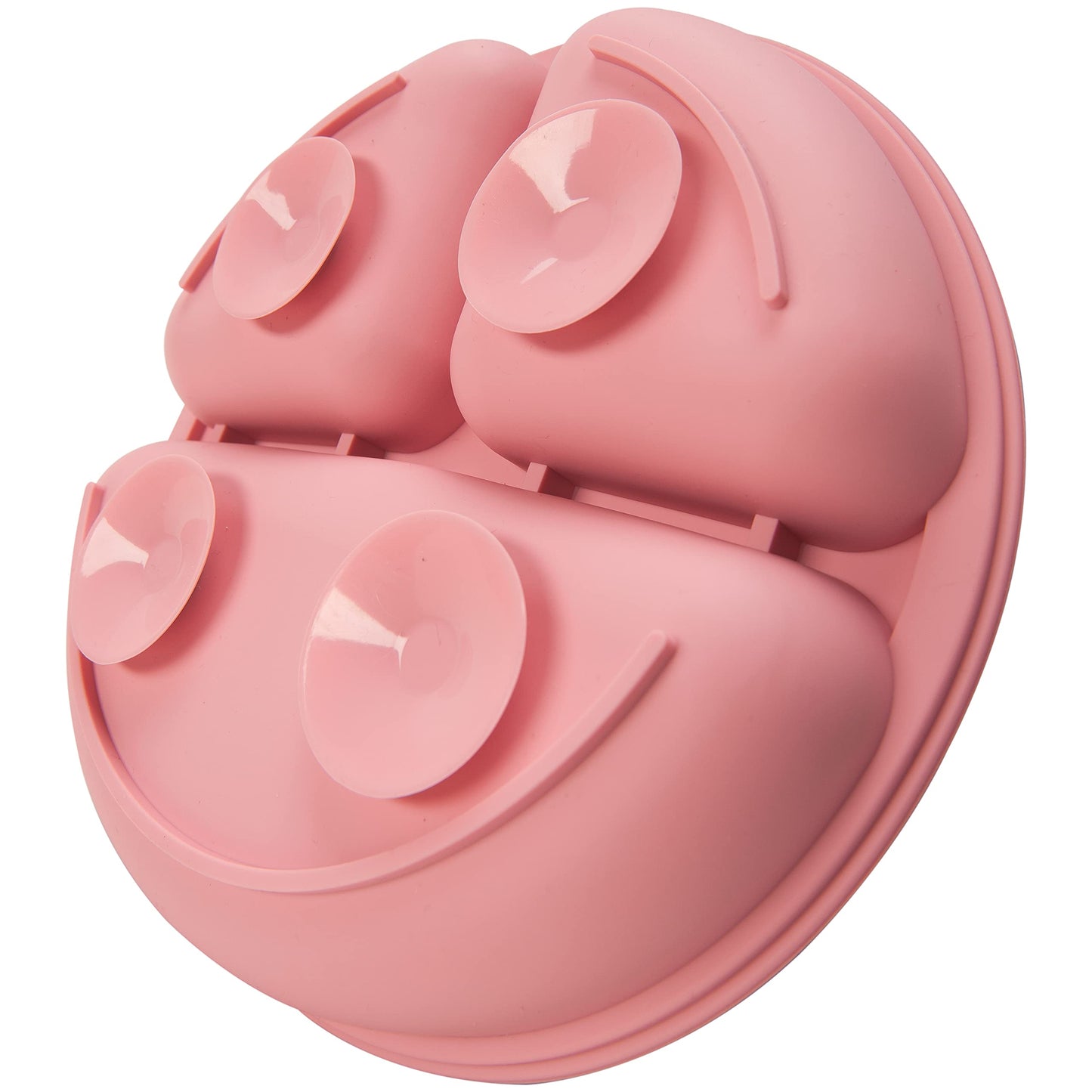 Pratinho de Silicone com Ventosa Buba (Rosa)