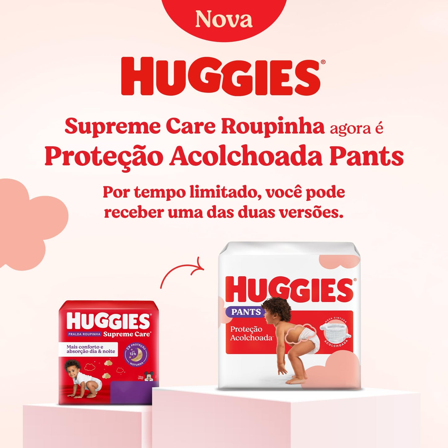 Fralda Huggies Supreme Care Roupinha G (60 fraldas)
