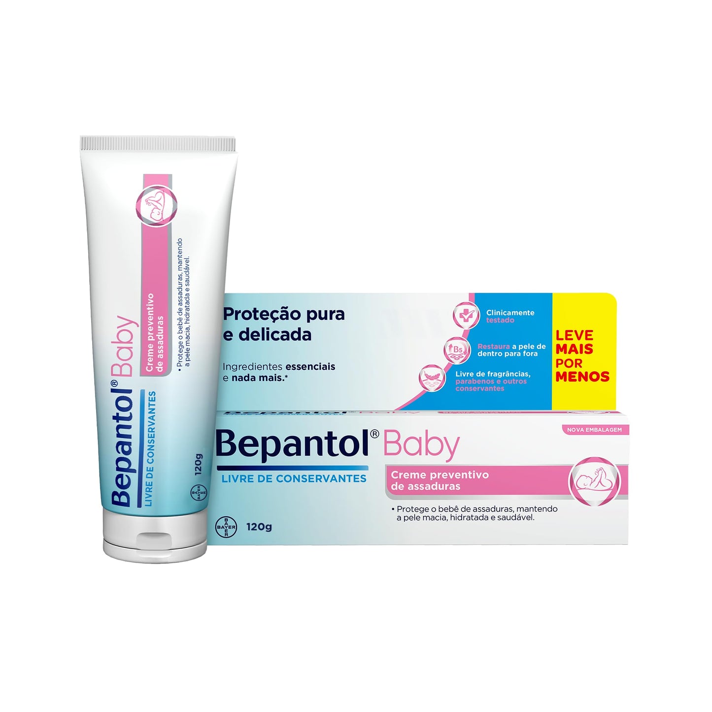 Bepantol Baby Pomada Assadura Bebe Hipoalergênica 120g