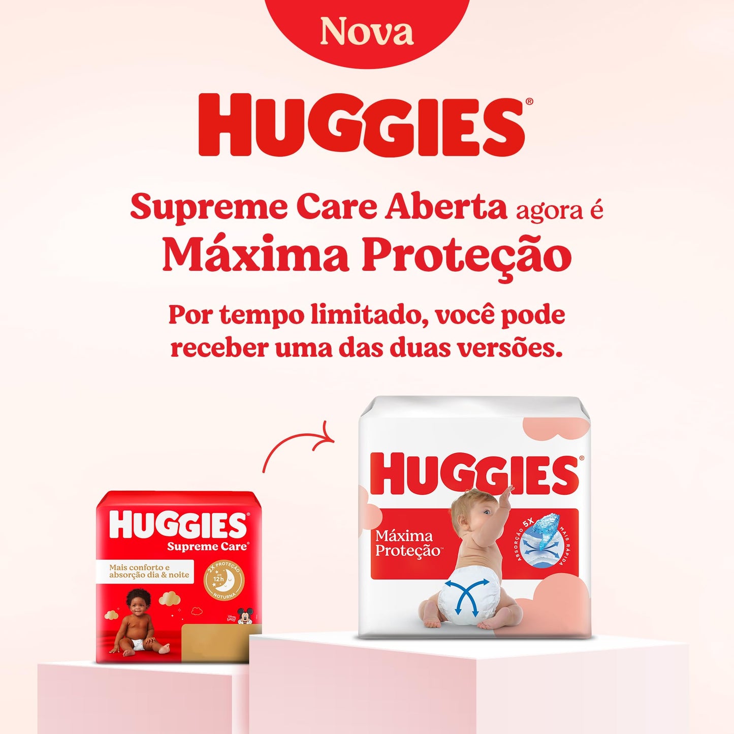 Fralda Huggies Máxima Proteção XG (140 unidades)