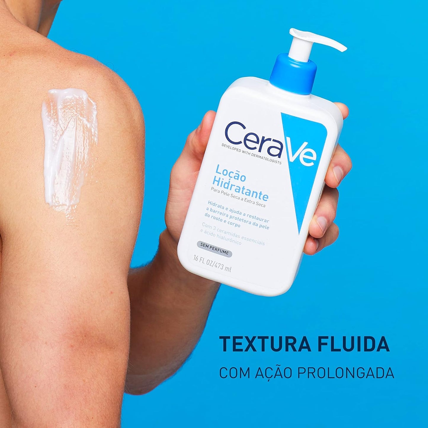 CeraVe Loção Hidratante Corporal com Ácido Hialurônico