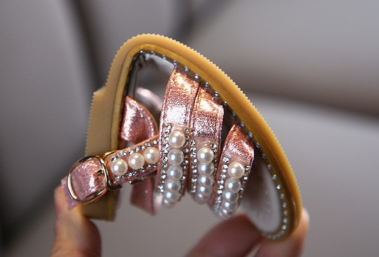Sandália de Verão com Strass para Meninas