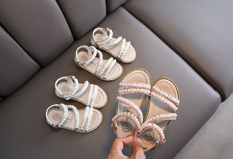 Sandália de Verão com Strass para Meninas