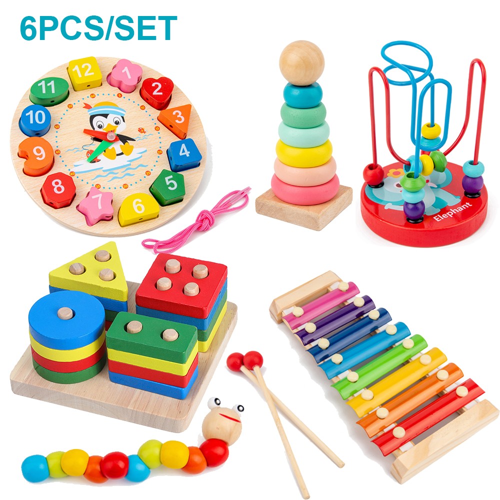 Brinquedos de Madeira Montessori