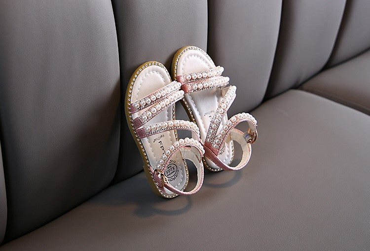 Sandália de Verão com Strass para Meninas