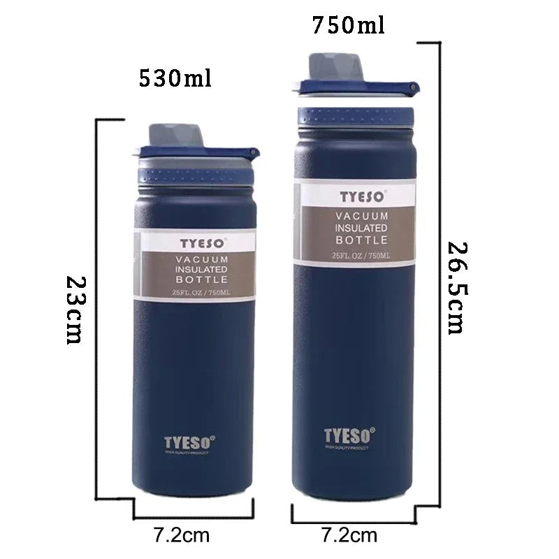 Garrafa Térmica TYESO de Aço Inoxidável