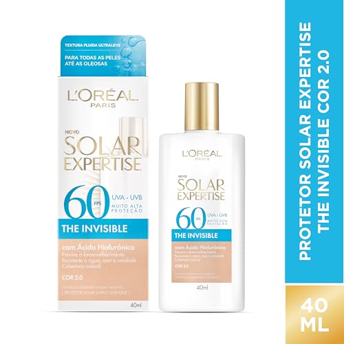 L'Oréal Paris Solar Expertise The Invisible Fluido FPS60 Cor 2.0 (40g)