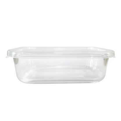 Pote de Vidro Refratário Retangular Mor 640ml com Tampa