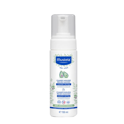 Mustela Shampoo Recém-Nascido (150ml) - Previne e Elimina a Crosta Láctea