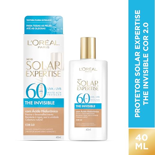 L'Oréal Paris Solar Expertise The Invisible Fluido FPS60 Cor 3.0 (40g)