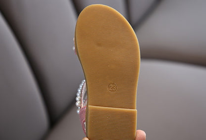 Sandália de Verão com Strass para Meninas