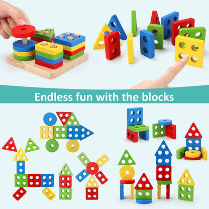 Brinquedos de Madeira Montessori