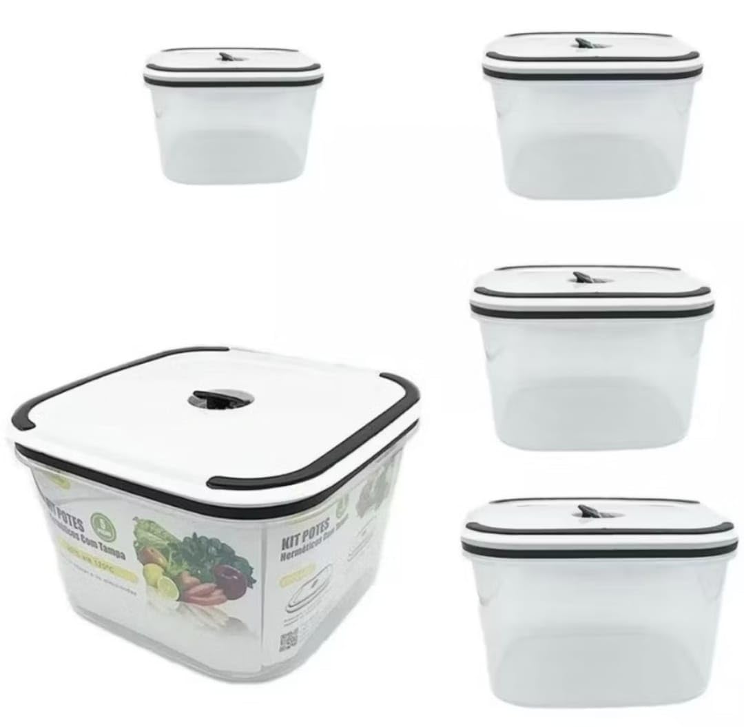 Kit Potes Herméticos B Max (5 unidades)