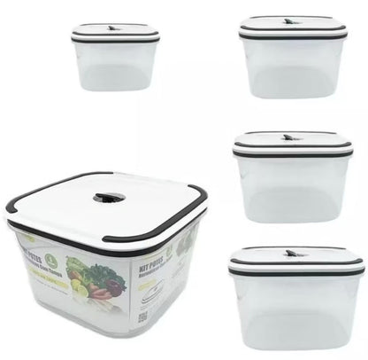 Kit Potes Herméticos B Max (5 unidades)
