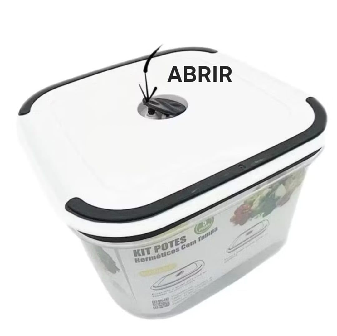 Kit Potes Herméticos B Max (5 unidades)