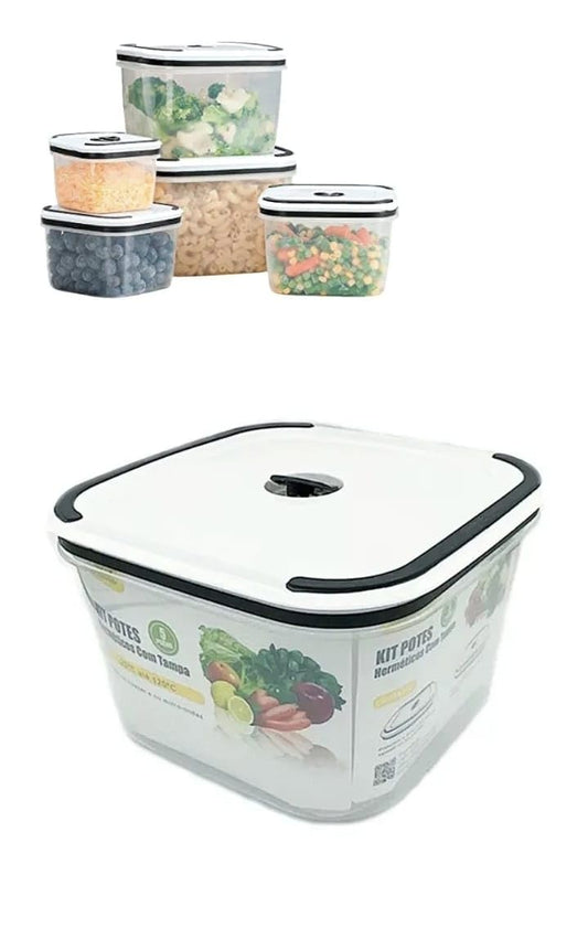 Kit Potes Herméticos B Max (5 unidades)
