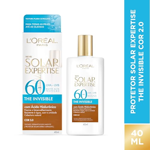 L'Oréal Paris Solar Expertise The Invisible Fluido FPS60 Cor 5.0 (40g)