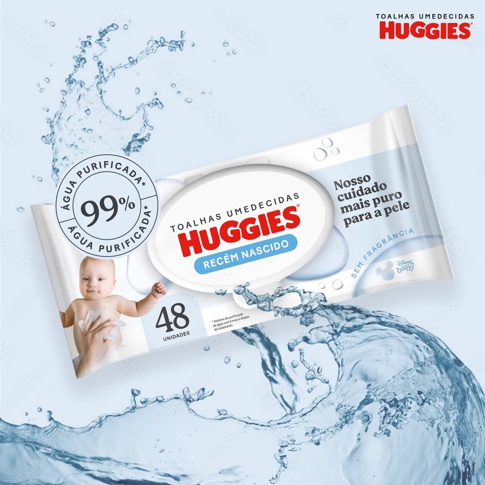 Lenços Umedecidos Huggies Pure Care (288 Unidades)